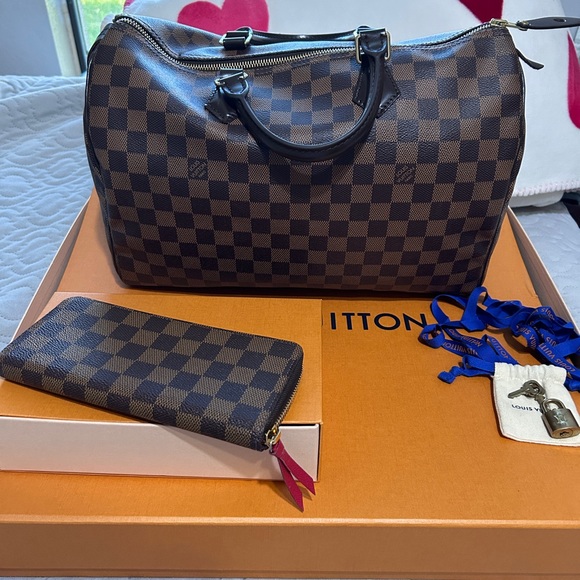 Louis Vuitton Handbags - Louis Vuitton Speedy 35 with CLEMENCE wallet